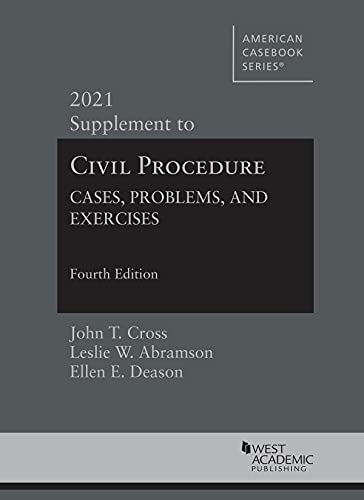 Immagine dell'editore per Civil Procedure: Cases, Problems and Exercises, 4th, 2021 Supplement (American Casebook Series) venduto da ThriftBooks-Dallas