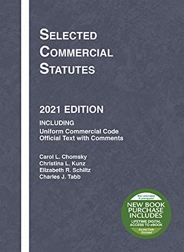 Stock image for Selected Commercial Statutes, 2021 Edition (Selected Statutes) for sale by HPB-Red
