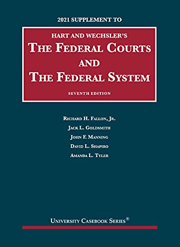 Imagen de archivo de The Federal Courts and the Federal System, 7th, 2021 Supplement (University Casebook Series) a la venta por HPB-Ruby