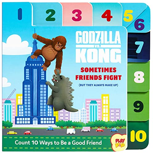 Stock image for Godzilla vs. Kong: Sometimes Friends Fight: (But They Always Make Up) (Friendship Books for Kids, Kindness Books, Counting Books, Pop Culture Board Books, PlayPop) for sale by Goodwill Books