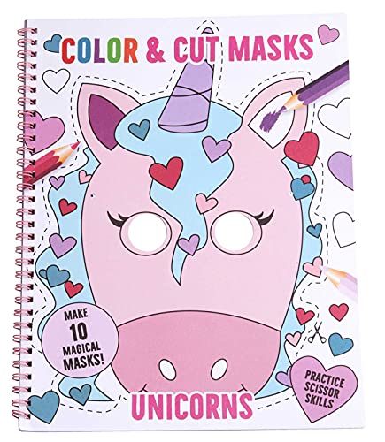 Imagen de archivo de Color & Cut Masks: Unicorns: (Origami For Kids, Art books for kids 4 - 8, Boys and Girls Coloring, Creativity and Fine Motor Skills) (iSeek) a la venta por HPB-Movies