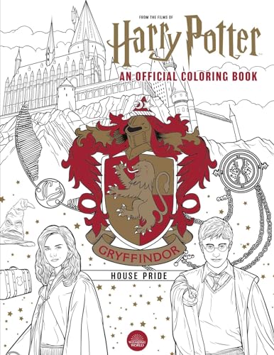 Imagen de archivo de Harry Potter: Gryffindor House Pride: The Official Coloring Book: (Gifts Books for Harry Potter Fans, Adult Coloring Books) a la venta por Goodwill