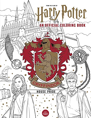 9781647224585: Harry Potter: Gryffindor House Pride: The Official Coloring Book: (Gifts Books for Harry Potter Fans, Adult Coloring Books)