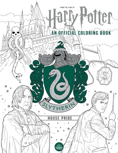 Imagen de archivo de Harry Potter: Slytherin House Pride: The Official Coloring Book: (Gifts Books for Harry Potter Fans, Adult Coloring Books) a la venta por Zoom Books Company