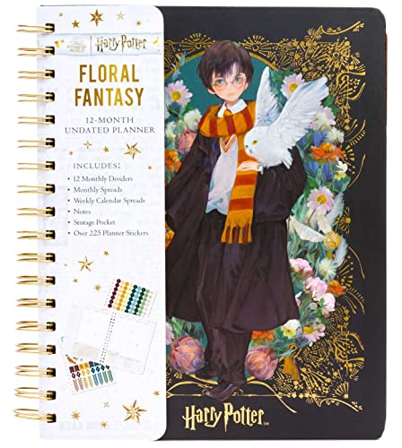 9781647225605: Harry Potter: Floral Fantasy 12-Month Undated Planner: (Harry Potter School Planner School, Harry Potter Gift, Harry Potter Stationery, Undated Planner)