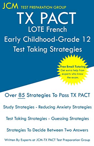 Stock image for TX PACT LOTE French Early Childhood-Grade 12 - Test Taking Strategies for sale by Buchpark