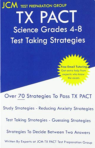 Stock image for TX PACT Science Grades 4-8 - Test Taking Strategies for sale by Buchpark