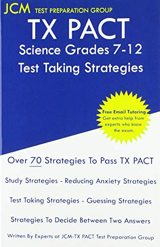Stock image for TX PACT Science Grades 7-12 - Test Taking Strategies for sale by Buchpark
