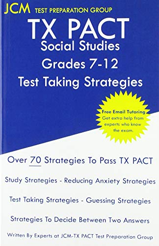 Stock image for TX PACT Social Studies Grades 7-12 - Test Taking Strategies for sale by Buchpark