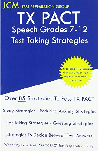 Beispielbild fr TX PACT Speech Grades 7-12 - Test Taking Strategies zum Verkauf von Buchpark