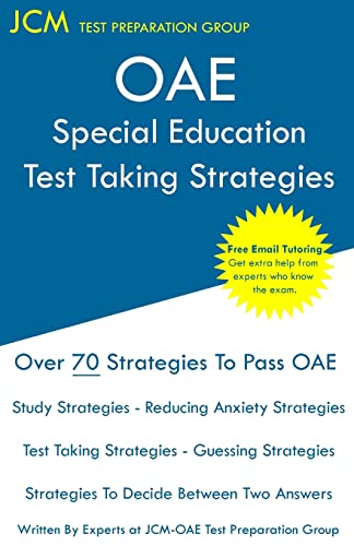 Beispielbild fr OAE Special Education - Test Taking Strategies: OAE 043 - The latest strategies to pass your exam. zum Verkauf von PlumCircle