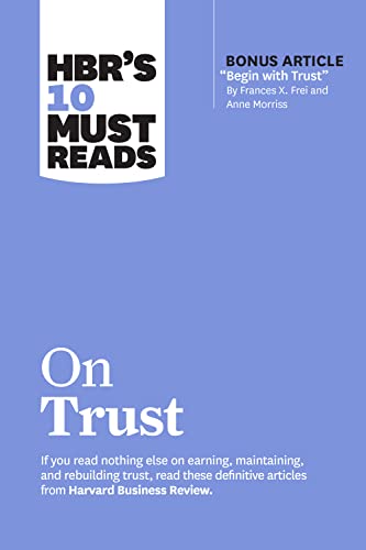 Imagen de archivo de HBR's 10 Must Reads on Trust a la venta por PlumCircle