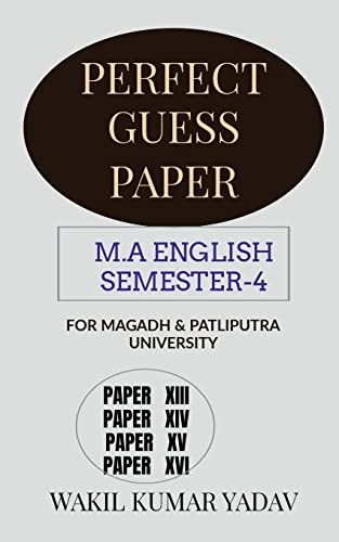 Stock image for Perfect Guess Paper M.a English Semester-4 for sale by Lucky's Textbooks