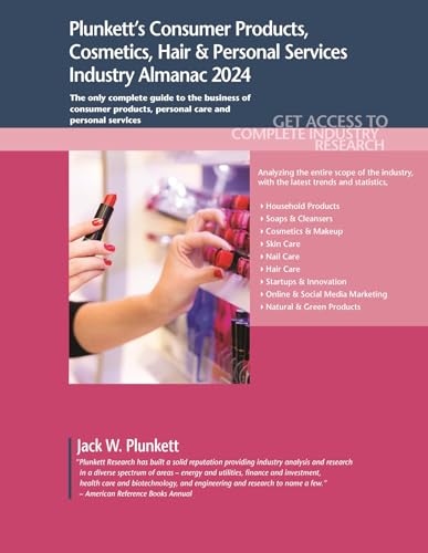 Stock image for Plunkett's Consumer Products, Cosmetics, Hair & Personal Services Industry Almanac 2024 (Paperback) for sale by Grand Eagle Retail