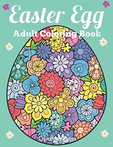 9781647900205: Easter Egg Adult Coloring Book: Beautiful Collection of 50 Unique Easter Egg Designs