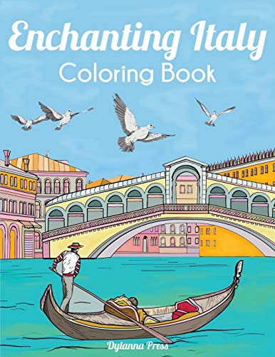 Imagen de archivo de Enchanting Italy Coloring Book a la venta por Decluttr