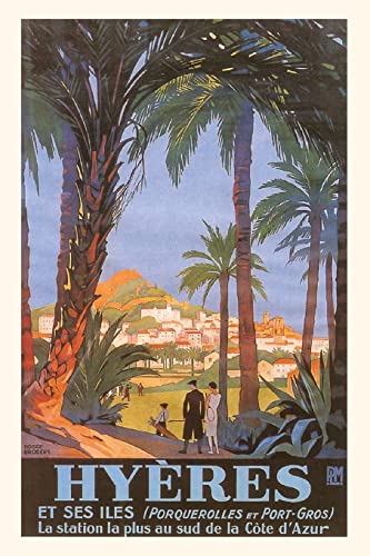 Stock image for Vintage Journal Hyeres Travel Poster for sale by GreatBookPrices