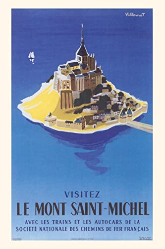Stock image for Vintage Journal Mont St. Michel Travel Poster for sale by GreatBookPrices