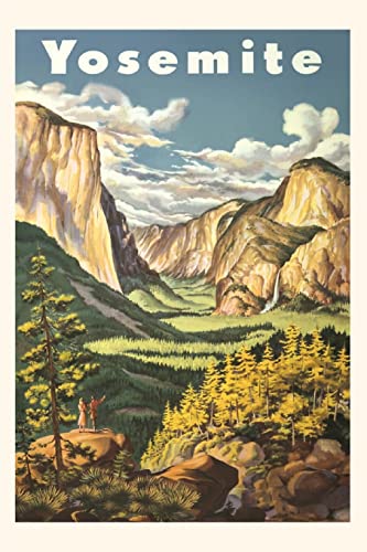 Stock image for Vintage Journal Trevel Poster for Yosemite National Park for sale by ThriftBooks-Dallas