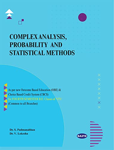 9781648281655: COMPLEX ANALYSIS, PROBABILITY AND STATISTICAL METHODS