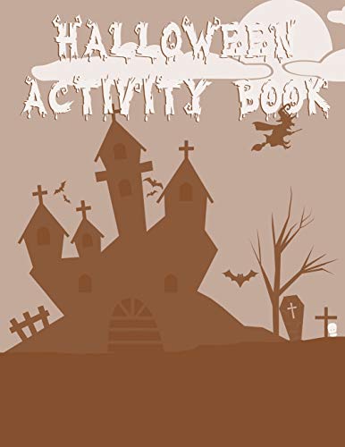 Stock image for Halloween Activity Book 85 X 11 Notebook College Ruled Line Paper for sale by PBShop.store US