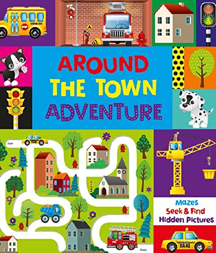 9781648330537: Around the Town Adventure - Kids Books - Childrens Books - Toddler Books by Page Publications
