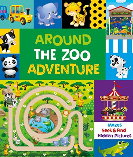 Beispielbild fr Around the Zoo Adventure - Kids Books - Childrens Books - Toddler Books by Page Publications zum Verkauf von ZBK Books