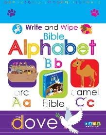 Beispielbild fr Bible Alphabet Write & Wipe Activity Kids Books - Childrens Books, Toddler Books zum Verkauf von Read&Dream