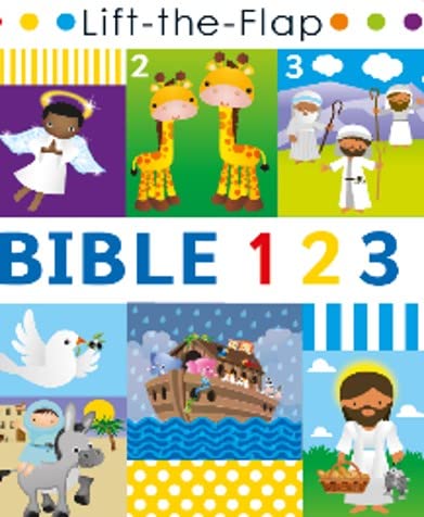 Beispielbild fr Bible 123 - Lift the Flap Activity Kids Books - Childrens Books, Toddler Books zum Verkauf von Wonder Book