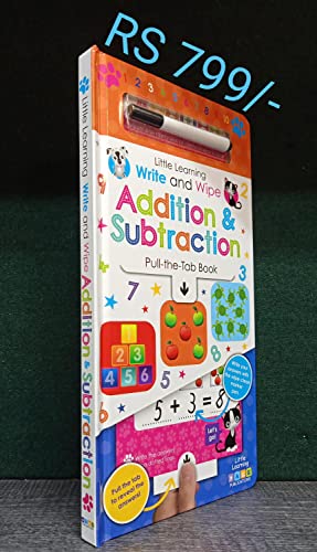 Beispielbild fr WRITE & WIPE ADDITION & SUBTRACTION zum Verkauf von PlumCircle