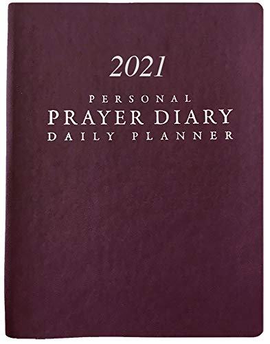 Stock image for 2021 Personal Prayer Diary and Daily Planner - Burgundy (Smooth) for sale by Books Unplugged