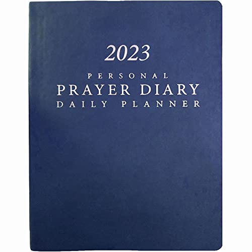 Stock image for 2023 Personal Prayer Diary and Daily Planner - Royal Blue (Italian Vinyl, Smooth) for sale by Revaluation Books