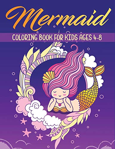 Beispielbild fr Mermaid Coloring Book for Kids Ages 4-8 zum Verkauf von Buchpark