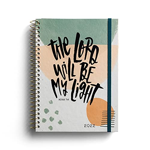 Stock image for KatyGirl 12 Month Undated Weekly Monthly Planner: The Lord Will Be My Light Micah 7:8 for sale by GF Books, Inc.