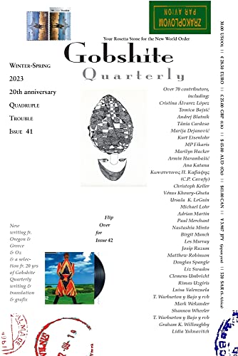 Beispielbild fr Gobshite Quarterly 2023, #41/42: 20th. anniversary issue zum Verkauf von Housing Works Online Bookstore