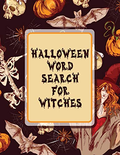 Stock image for Halloween Word Search For Witches: Puzzle Activity Book For Adults Holiday Gifts With Key Solution Pages for sale by ThriftBooks-Atlanta