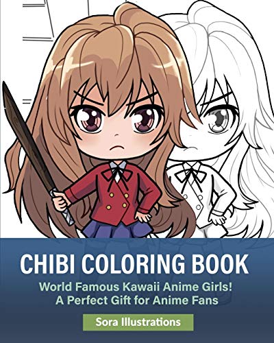 9781649920195: Chibi Coloring Book: World Famous Kawaii Anime Girls! A Perfect Gift for Anime Fans