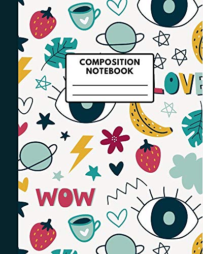 Immagine dell'editore per COMPOSITION NOTEBOOK: COLLEGE RULED 8"X10" (110 PAGES) | Cool Cover Features Fun Chaotic Art | Great for use at home school work | Writing Journal, . for kids teens adults boys girls men women venduto da Revaluation Books