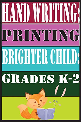 Stock image for Hand Writing Printing Brighter Child Grades K-2: Hand Writing Printing Brighter Child Grades K-2,Best Gift for Kids for sale by Lucky's Textbooks