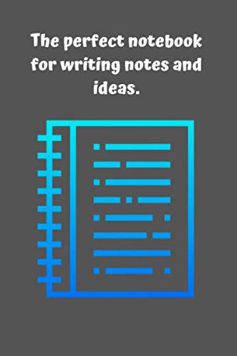Imagen de archivo de The perfect notebook for writing notes and ideas: The perfect notebook for writing notes and ideas. It is great as a composition notebook, diary, and . who is an engineer or studies engineering. a la venta por Revaluation Books