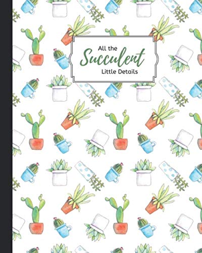 Imagen de archivo de Succulent Cactus Notebook (Journal, Composition Book), 8x10, 100 Lined Pages: For Cacti Lovers a la venta por Revaluation Books
