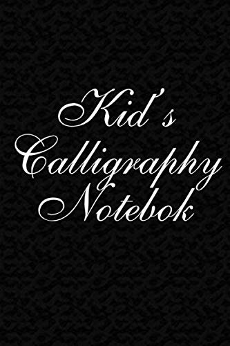 Beispielbild fr Kid's Calligraphy Notebook: Blank hand lettering modern calligraphy notebook gift for left handed family or friend | 6 x 9 zum Verkauf von Revaluation Books