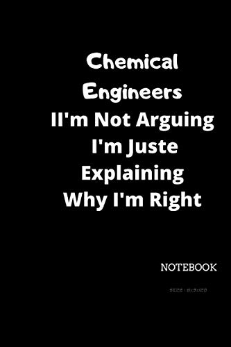 Stock image for Funny Chemical Engineer Notebook Birthday Gift: Lined Journal / Notebook Gift, Matte Finish, Pages 120, 6x9, Soft Cover, Size, Blank Sheet for sale by Revaluation Books