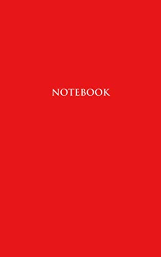 Stock image for Notebook: Pitman Shorthand Lined Notebook - Small (5 x 8) inches) - 110 Numbered Pages - Red Softcover for sale by Revaluation Books