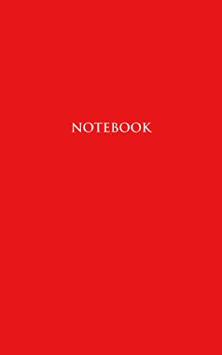 Stock image for Notebook: Recipe Cooking Book Lined Notebook - Small (5 x 8) inches) - 110 Numbered Pages - Red Softcover for sale by Revaluation Books