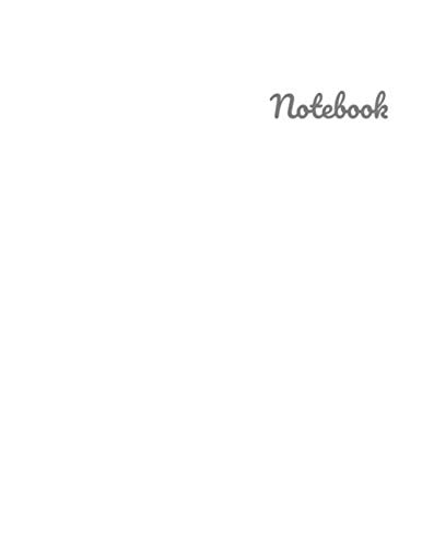 9781652388906: Notebook: lined, art modern, soft cover, letter size (8.5 x 11) Notebook: large composition book, diary, White