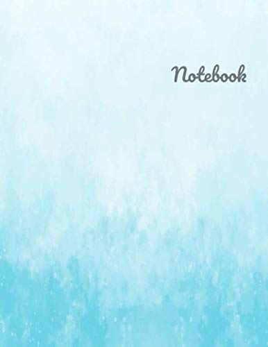 Stock image for Notebook: lined, art modern, soft cover, letter size (8.5 x 11) Notebook: large composition book, diary, blue for sale by Revaluation Books