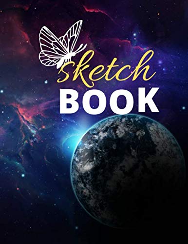 Stock image for Sketchbook : Notebook for Sketching, Drawing, Writing, Painting or Doodling, 110 pages blank, (8.5"x11"). gorgeous cover for sale by Revaluation Books