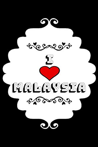 Stock image for I Love Malaysia: Travel Notebook with Staff Paper - Blank Lined Journal Notebook - Gift, Travel for sale by Revaluation Books