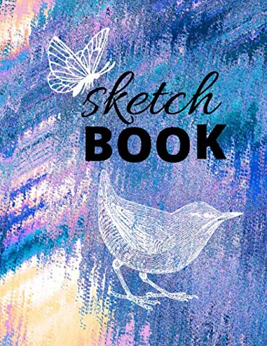 Stock image for Sketchbook : Notebook for Sketching, Drawing, Writing, Painting or Doodling, 110 pages blank, (8.5"x11"). gorgeous cover for sale by Revaluation Books